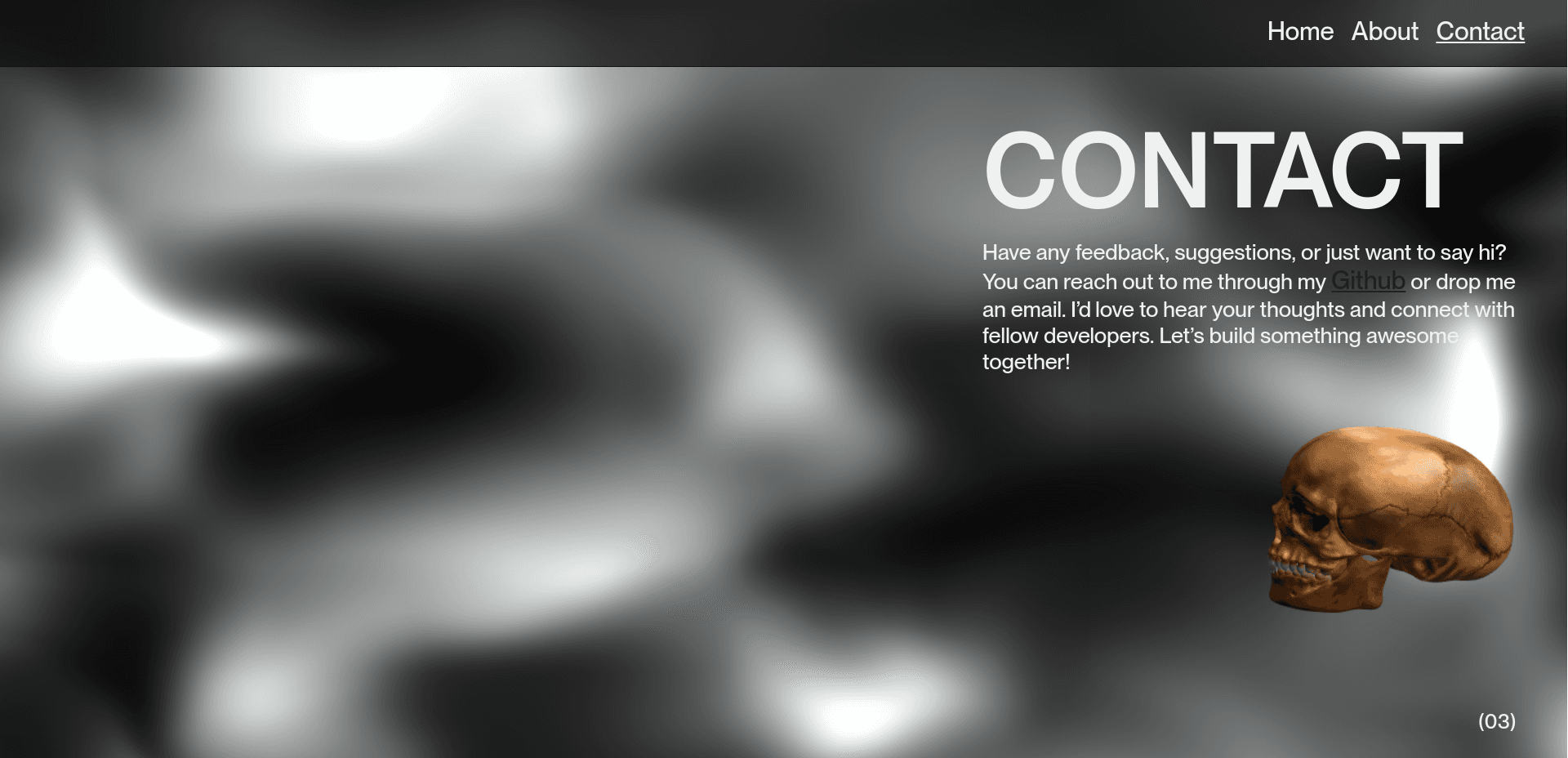 Dead SKULL – 3D Animation with Three.js