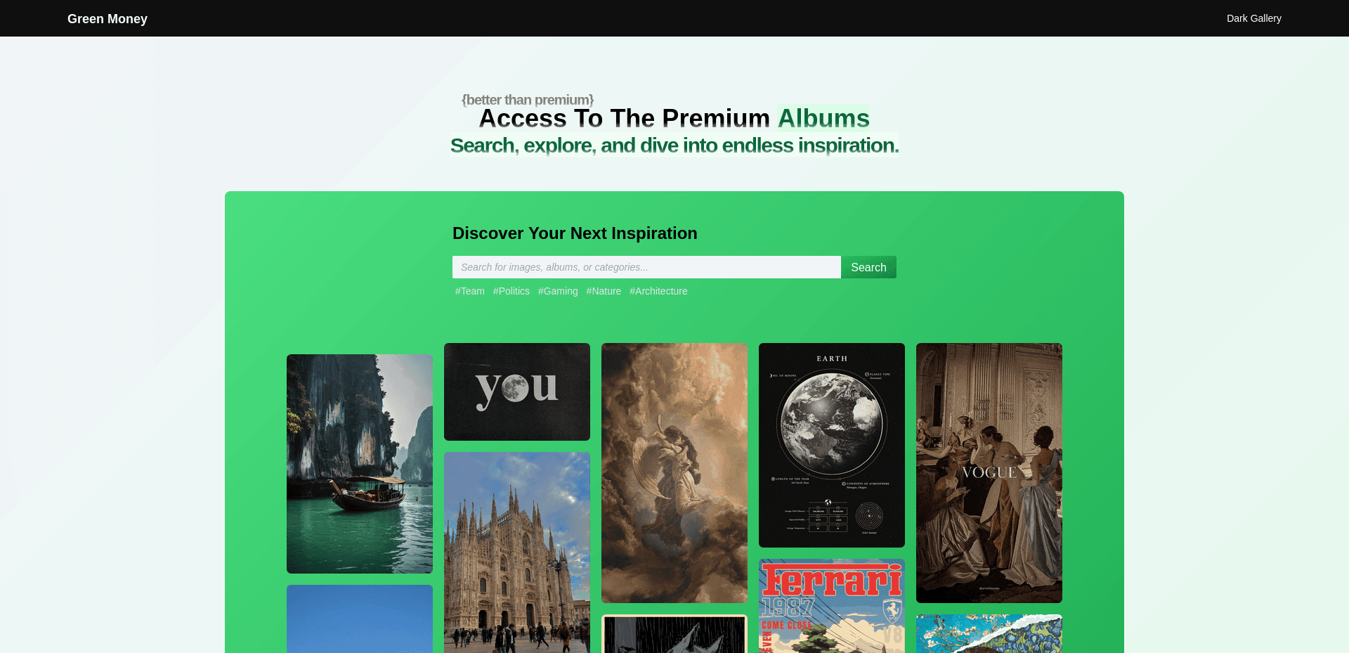 Green Money – GSAP Animation Experiment