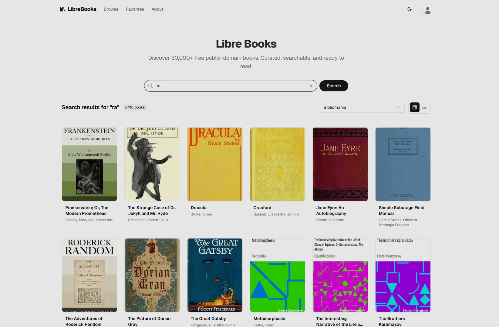 LibreBooks – Free Book Library & Reader