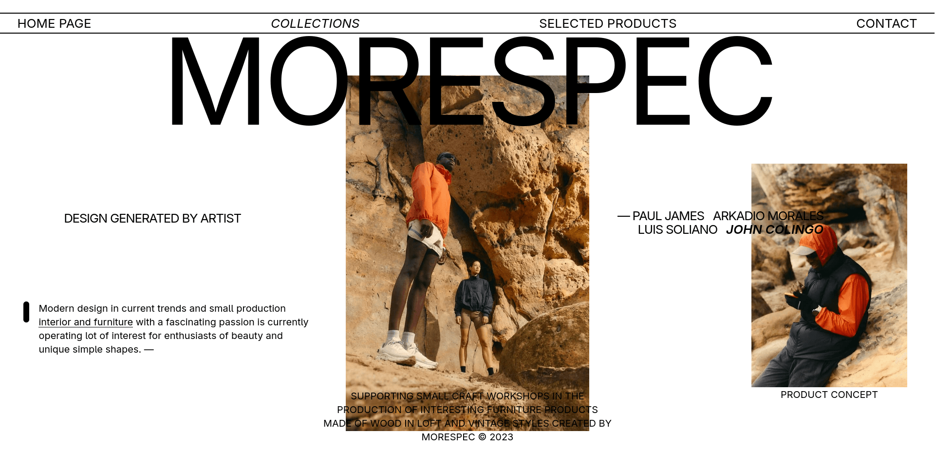 MORESPEC UI preview